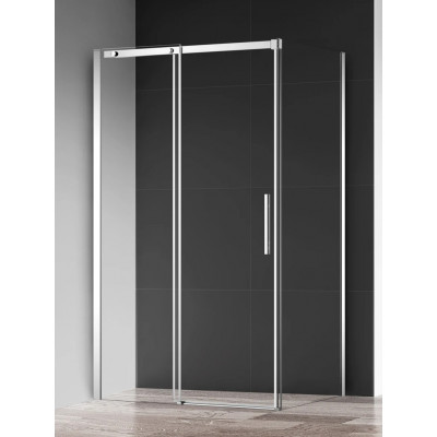 Душевая дверь хром 120x195см AQUAme AQM4803-12