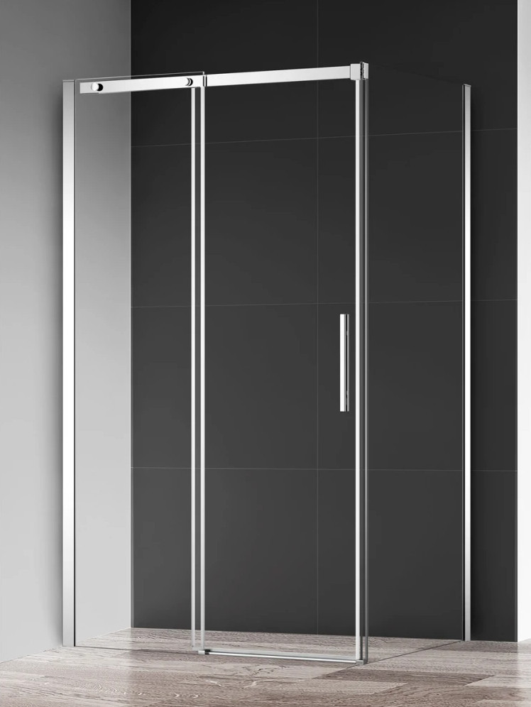 Душевая дверь хром 120x195см AQUAme AQM4803-12