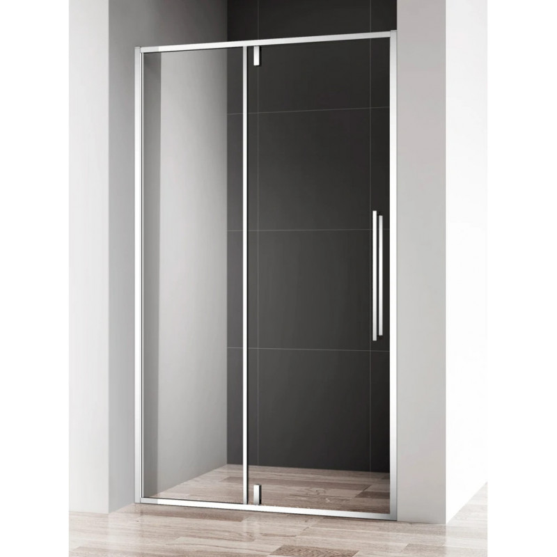 Душевая дверь хром 120x195см AQUAme AQM7108-12