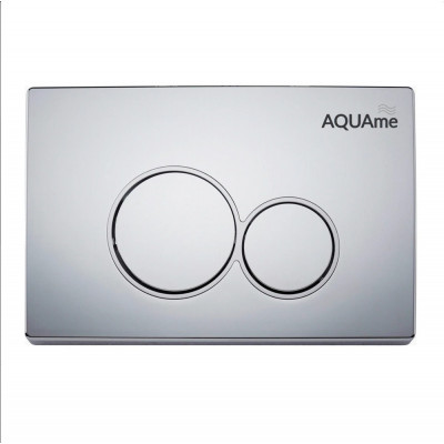 Клавиша смыва для инсталляции матовый хром AQUAme AQM4101CR