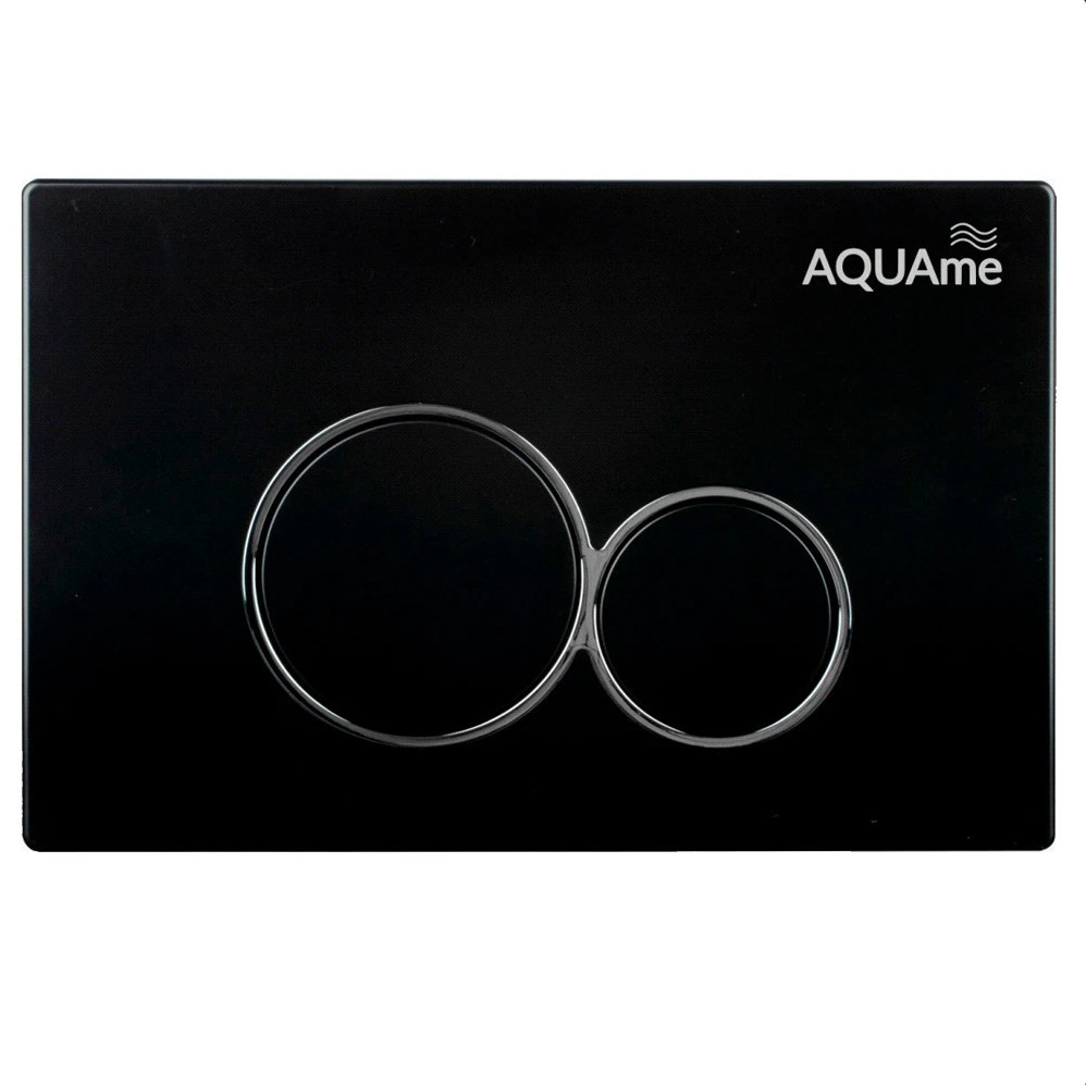 Клавиша смыва для инсталляции черная AQUAme AQM4101B