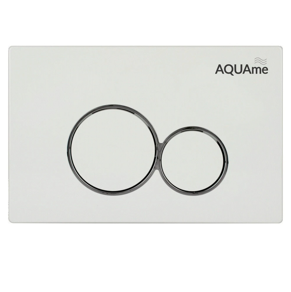 Клавиша смыва для инсталляции белая AQUAme AQM4101W