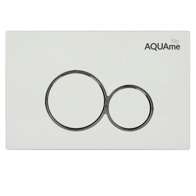 Клавиша смыва для инсталляции матовый хром AQUAme AQM4101S