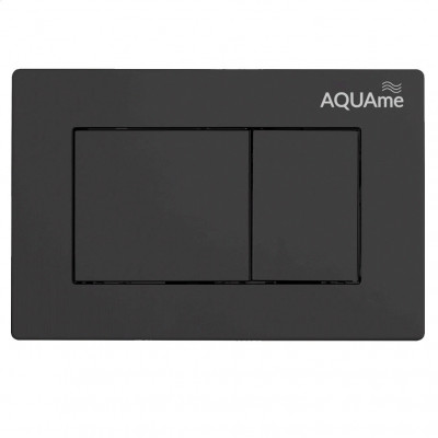 Клавиша смыва для инсталляции черная AQUAme AQM4102B