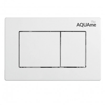 Клавиша смыва для инсталляции белая AQUAme AQM4102W