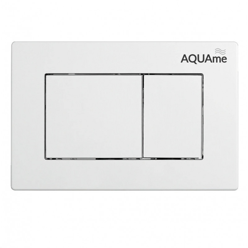 Клавиша смыва для инсталляции белая AQUAme AQM4102W