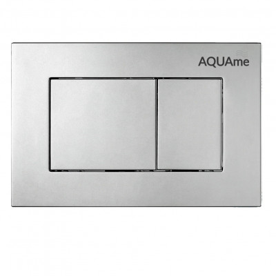 Клавиша смыва для инсталляции матовый хром AQUAme AQM4102S