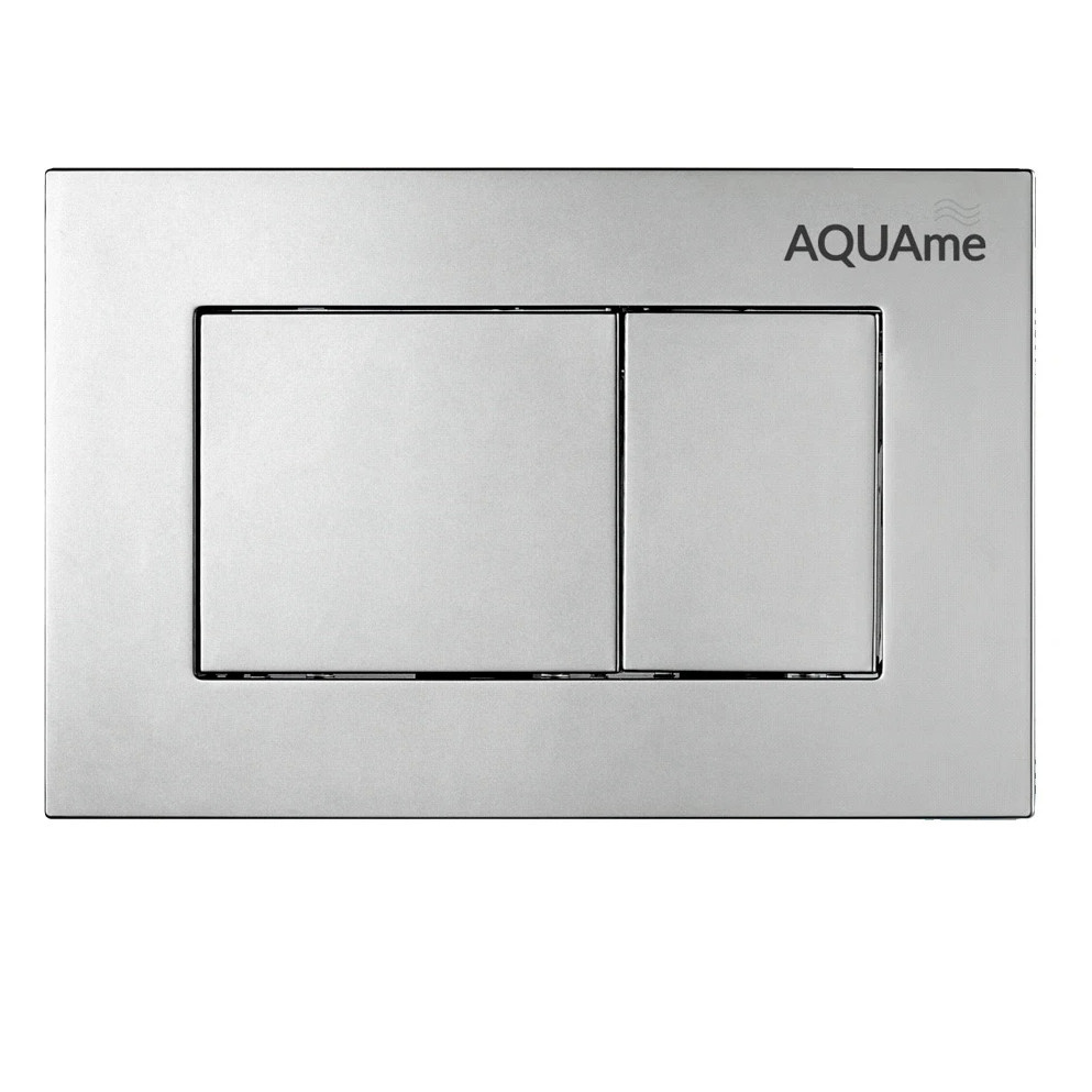 Клавиша смыва для инсталляции матовый хром AQUAme AQM4102S