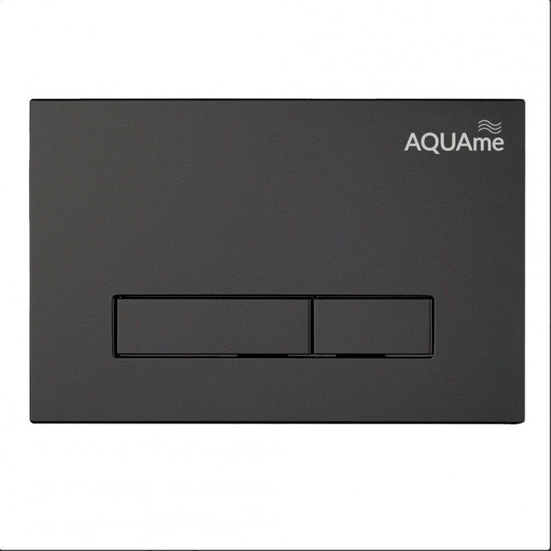 Клавиша смыва для инсталляции черная AQUAme AQM4103B