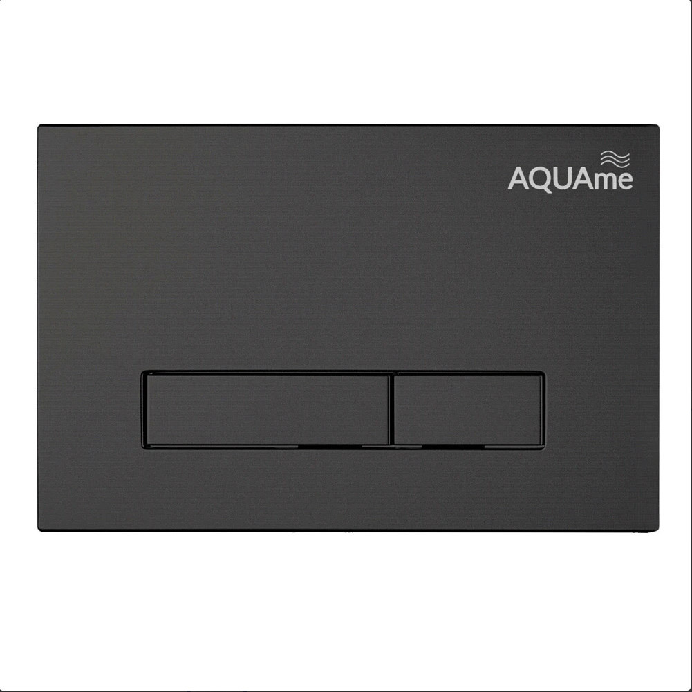 Клавиша смыва для инсталляции черная AQUAme AQM4103B