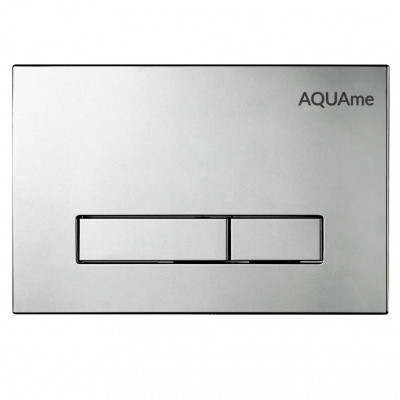 Клавиша смыва для инсталляции хром матовый AQUAme AQM4103S