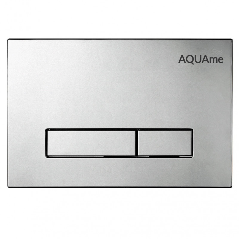 Клавиша смыва для инсталляции хром матовый AQUAme AQM4103S