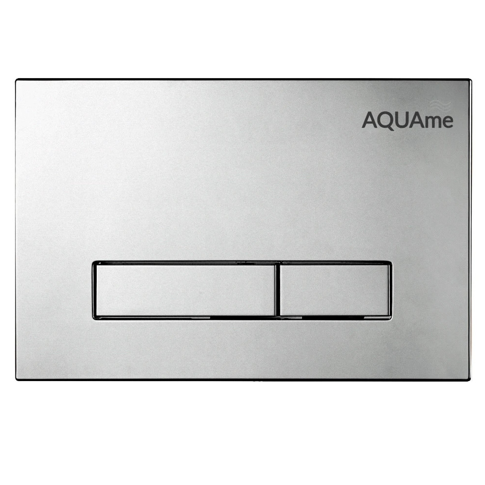 Клавиша смыва для инсталляции хром матовый AQUAme AQM4103S