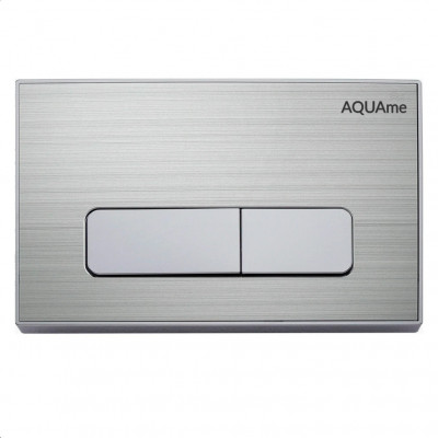 Клавиша смыва для инсталляции матовый хром AQUAme AQM4105CR