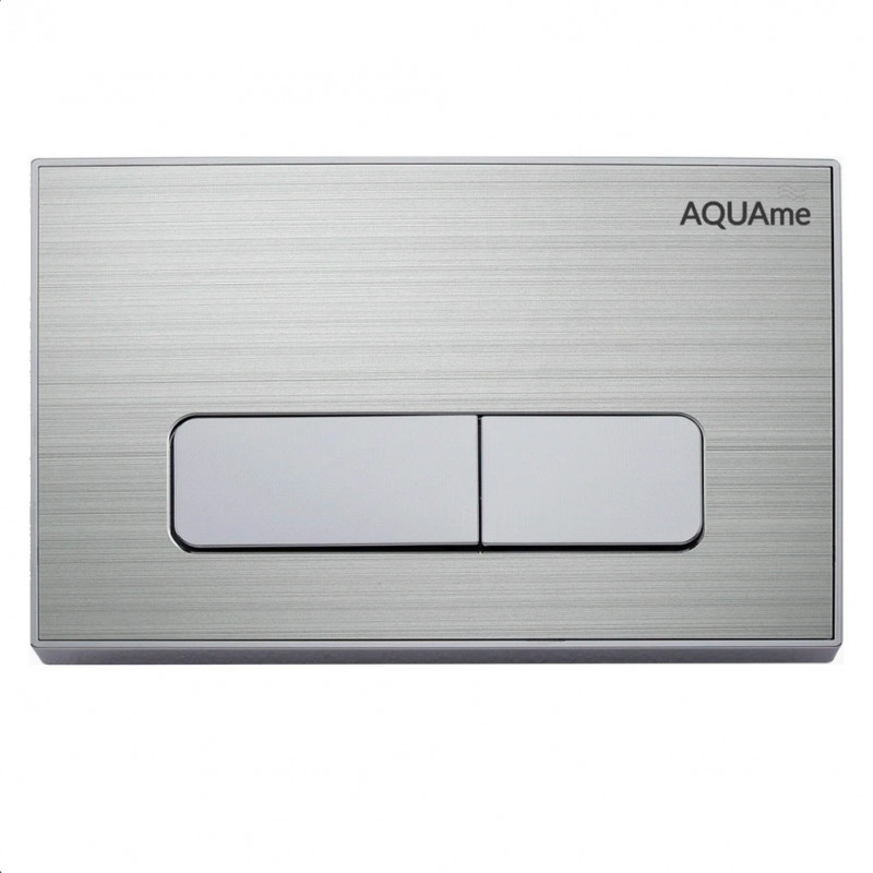 Клавиша смыва для инсталляции матовый хром AQUAme AQM4105CR