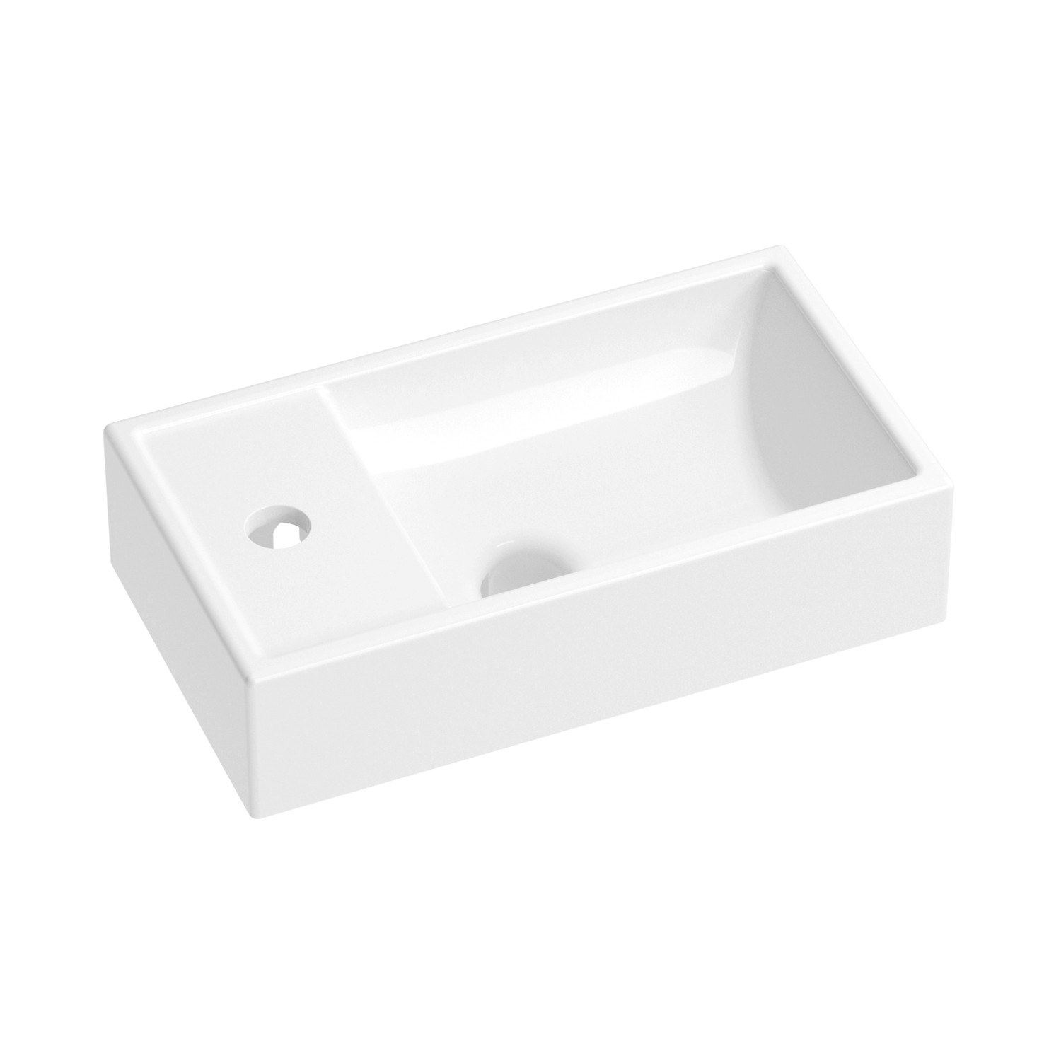 Накладная или подвесная раковина 400 x 220 x 100 WC Area 151802000