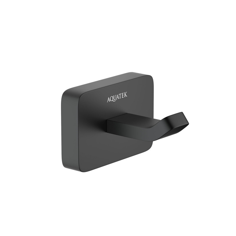 Крючок настенный черный Aquatek Либра AQ4301MB
