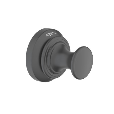 Крючок настенный черный Aquatek Классик AQ4501MB