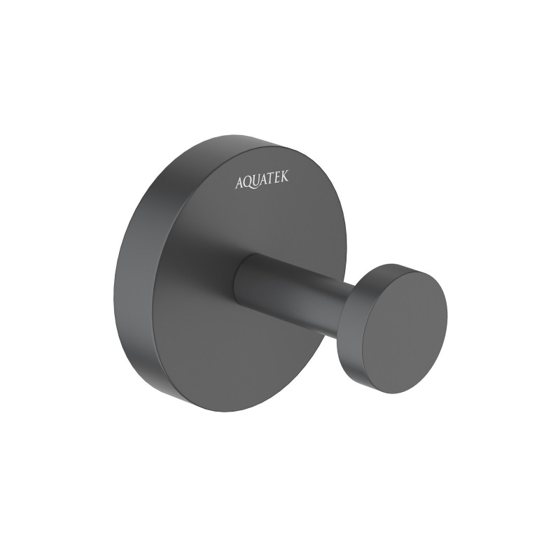 Крючок настенный черный Aquatek Бетта AQ4601MB