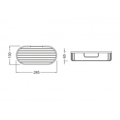 Полка для ванны хром Aquatek AQ4916CR