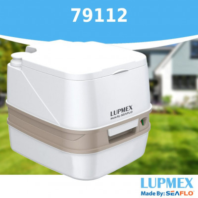 Биотуалет LUPMEX 79112, компактная модель с индикатором заполнения бака