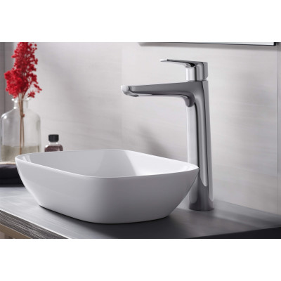 Смеситель для раковины высокий хром Aquatek Бетта AQ1104CR