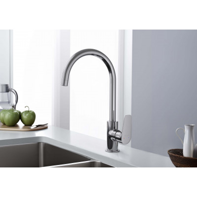 Смеситель для кухни хром Aquatek Бетта AQ1182CR