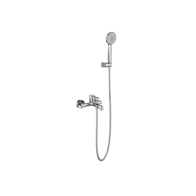Смеситель для ванны с ручным душем хром Aquatek Европа AQ1349CR