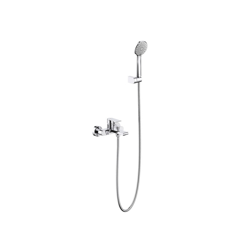 Смеситель для ванны с ручным душем хром Aquatek Лира AQ1449CR