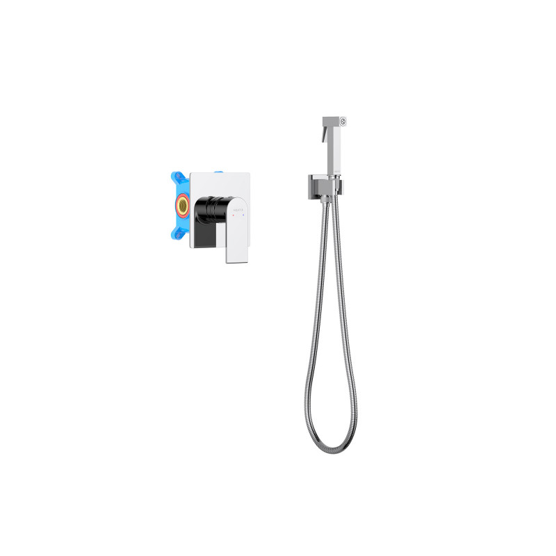 Смеситель с гигиеническим душем хром Aquatek Лира AQ1419CR