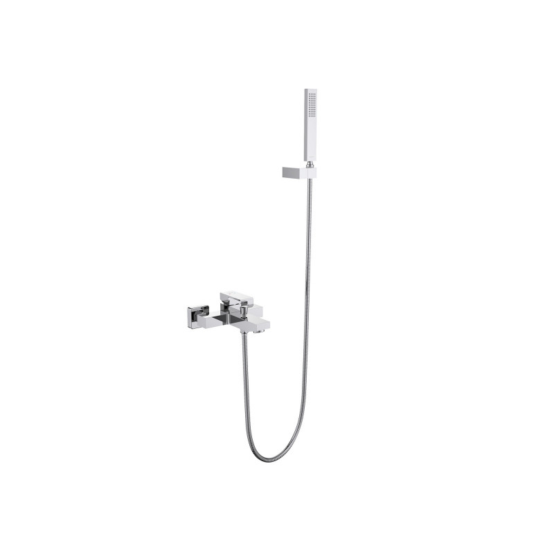 Смеситель для ванны с ручным душем хром Aquatek Либра AQ1649CR