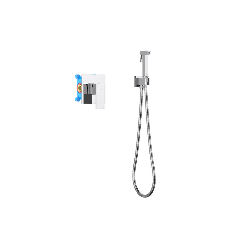 Смеситель с гигиеническим душем хром Aquatek Либра AQ1619CR