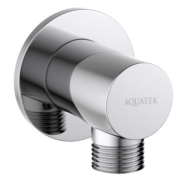 Шланговое подключение хром Aquatek AQ2456CR