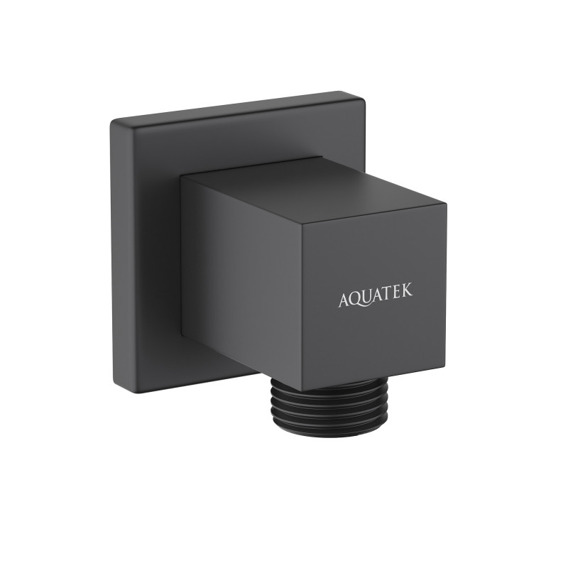 Шланговое подключение черное Aquatek AQ2458MB