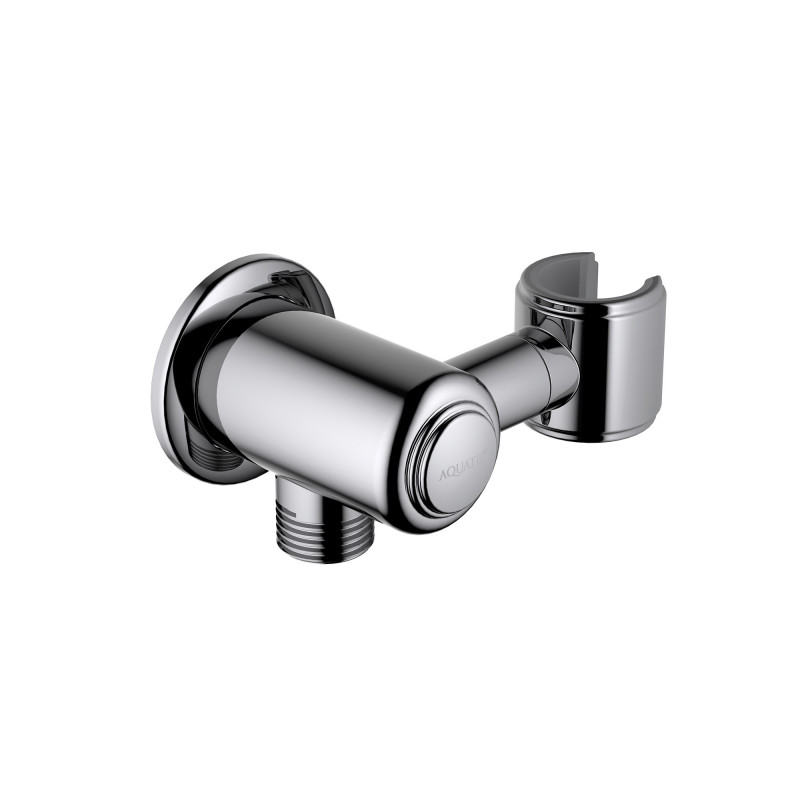 Шланговое подключение с держателем хром Aquatek Классик AQ2462CR