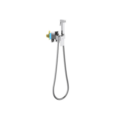 Гигиенический душ со смесителем и шлангом хром Aquatek Либра AQ1022CR