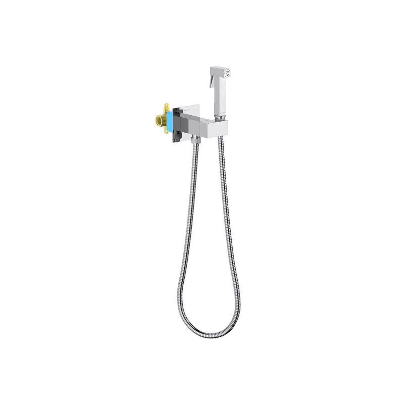 Гигиенический душ со смесителем и шлангом хром Aquatek Лира AQ1025CR