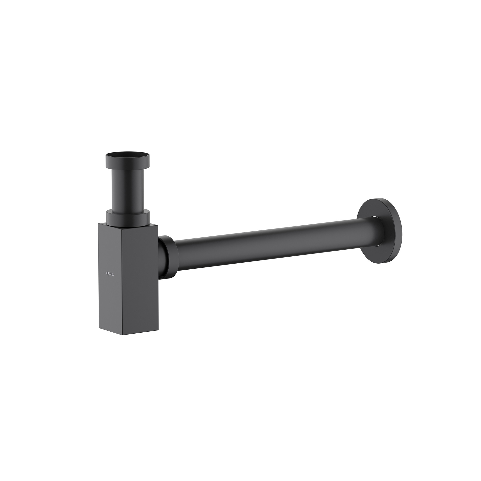 Сифон для раковины черный Aquatek AQ6013MB