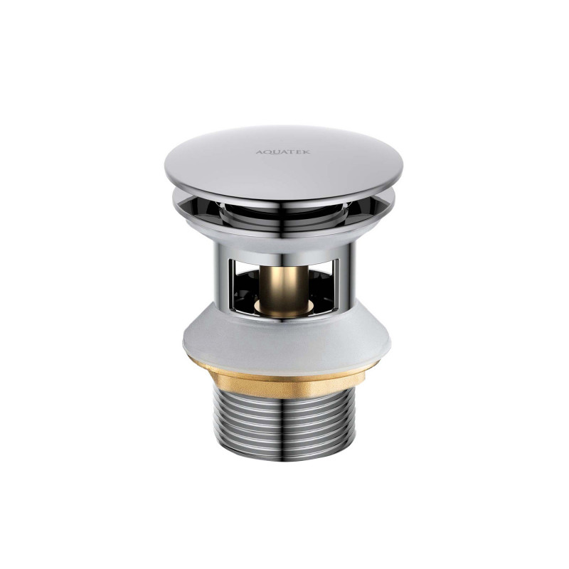 Донный клапан для раковины хром Aquatek AQ6002CR
