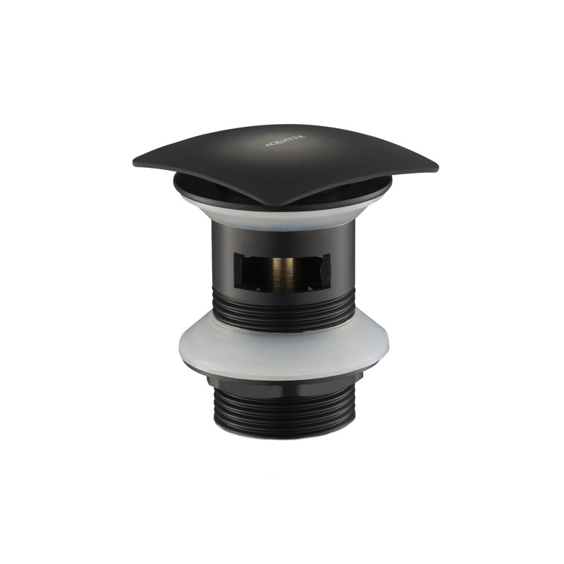 Донный клапан для раковины черный Aquatek AQ6004MB