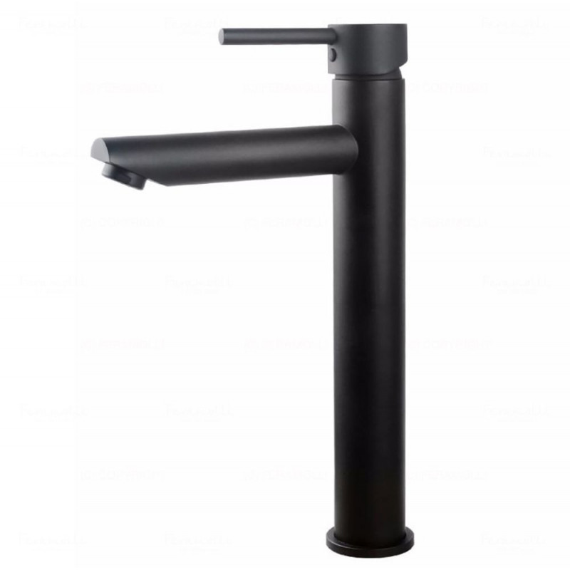 Смеситель для раковины высокий черный Feramolli BL648H