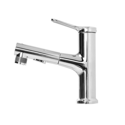 Смеситель для раковины Belbagno BB-LVMD-W0 без донного клапана с выдвижным изливом, хром