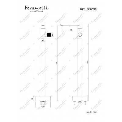 Смеситель для кухни белый Feramolli BO8832S