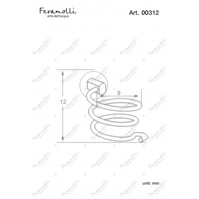 Держатель для фена черный Fearmolli BL312