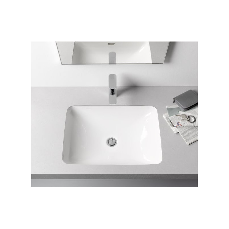 Раковина встраиваемая снизу 49x36x17см Laufen Pro S, без отверстия для смесителя, белая
