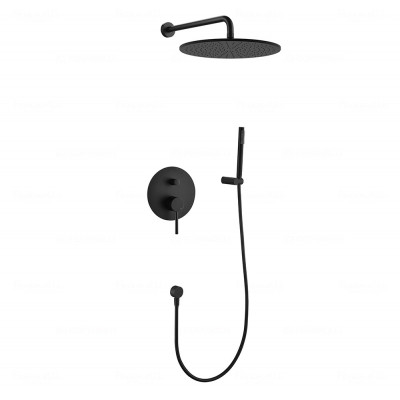 Комплект для душа черный Feramolli BL701-12