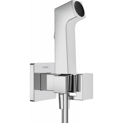 Ручной душ-биде 1jet Hansgrohe E EcoSmart смеситель с держателем и шлангом 125 см, хром