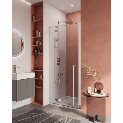 Душевая дверь хром 90x195см Cezares Liner LINER-B-12-90-C-Cr-L