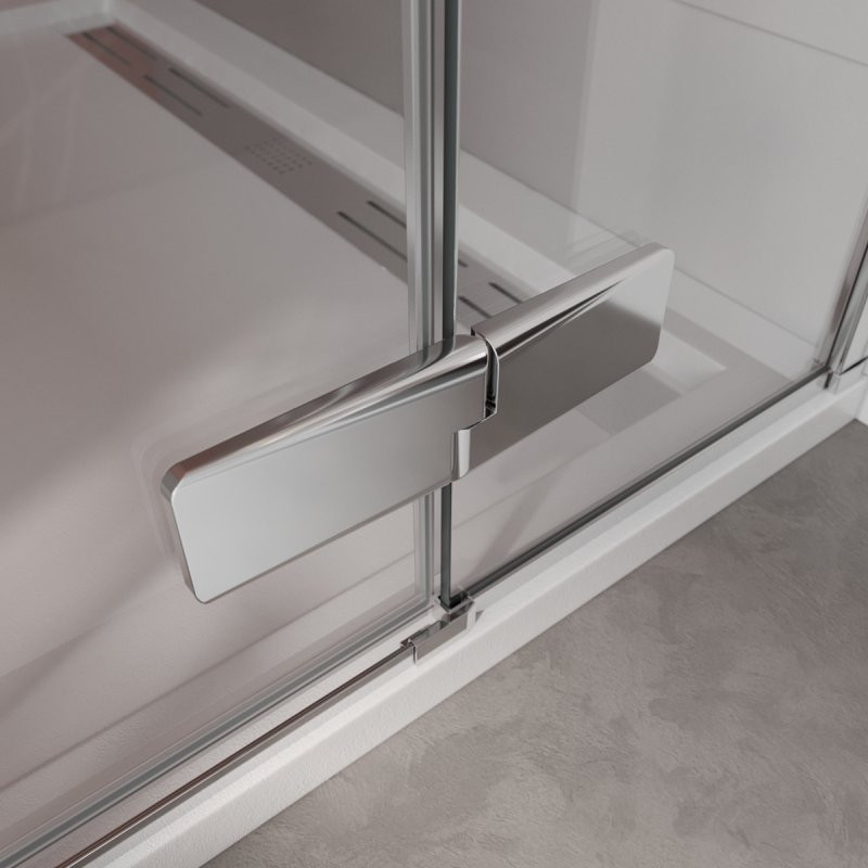 Душевая дверь хром 90x195см Cezares Liner LINER-B-12-90-C-Cr-R