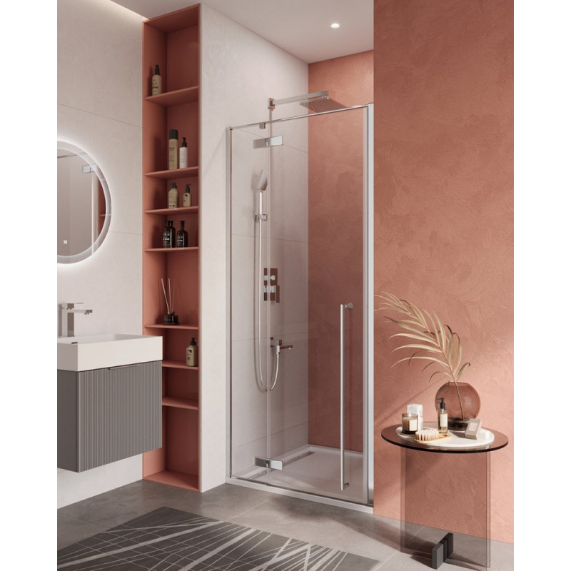 Душевая дверь хром 90x195см Cezares Liner LINER-B-12-90-C-Cr-L